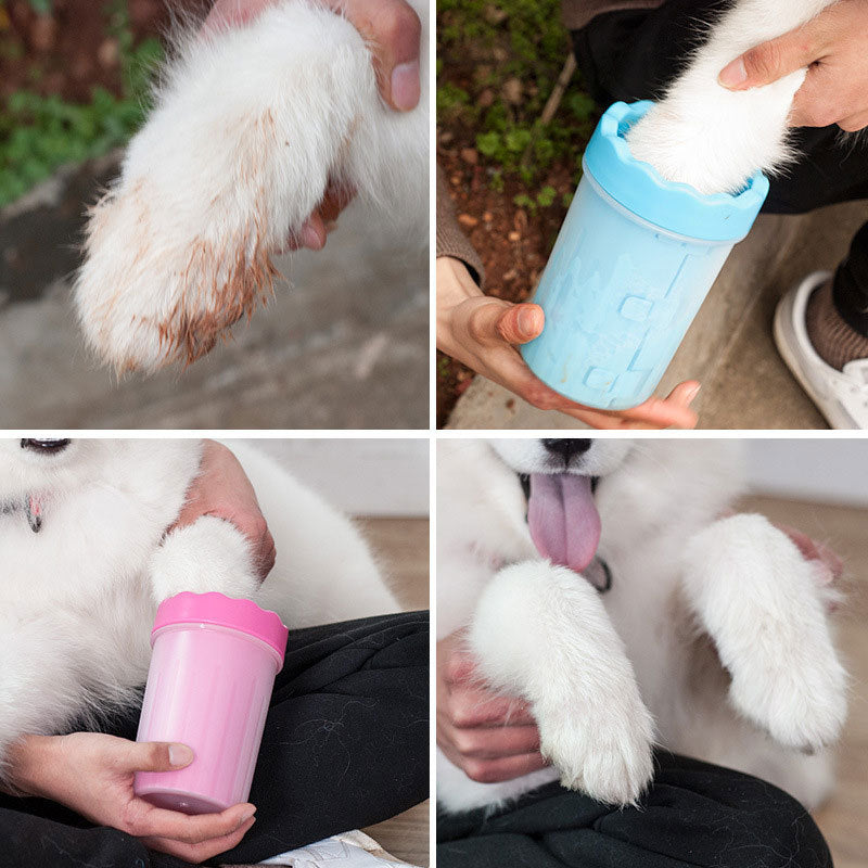 Silicone Dog Paw Washer Cup