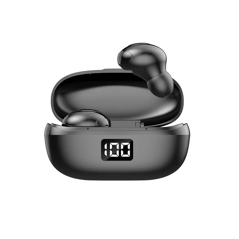 Wireless Bluetooth Headset Waterproof Digital Display Sports In-ear  Noise Reduction