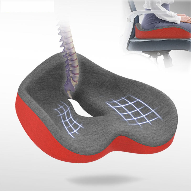 Enhanced Seat Cushion – Office Chair Cushion  - Desk Chair Car Seat Cushion Driving - Sciatica & Back Pain Relief