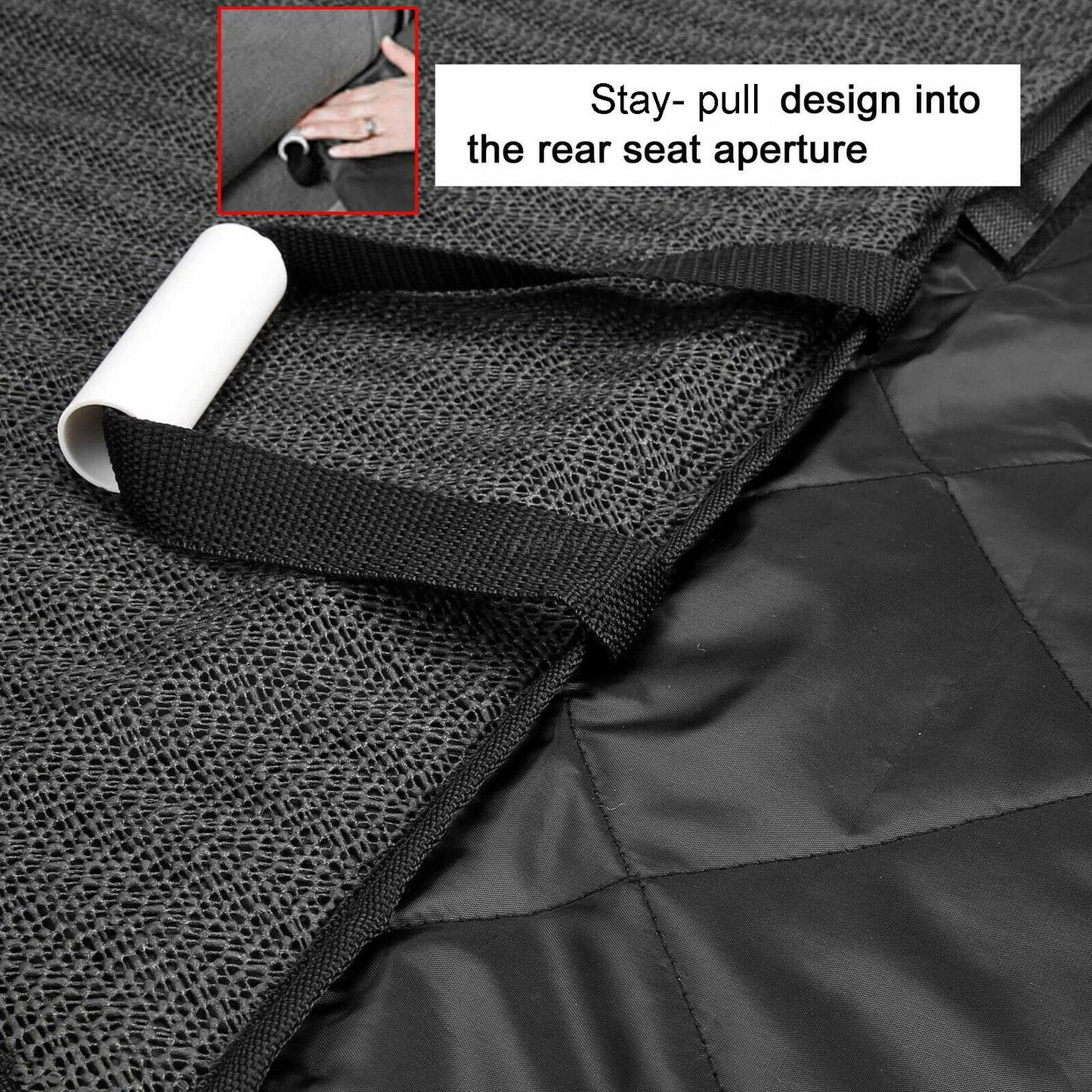 Seat Cover Rear Back Car Pet Dog Travel Waterproof Bench Protector