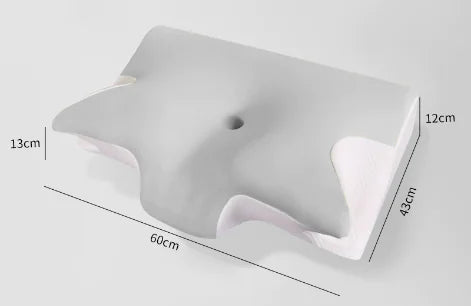 Ergonomic Memory Foam Cervical Pillow for Neck and Shoulder. Ergonomic Neck Support Pillow for Side Back Stomach Sleepers