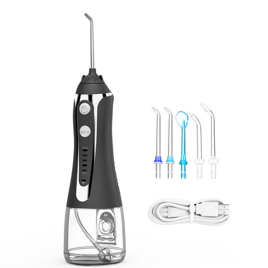 Portable Cordless Oral Irrigator 300ML Rechargeable Travel Irrigation Cleaner Jet 5 Mode