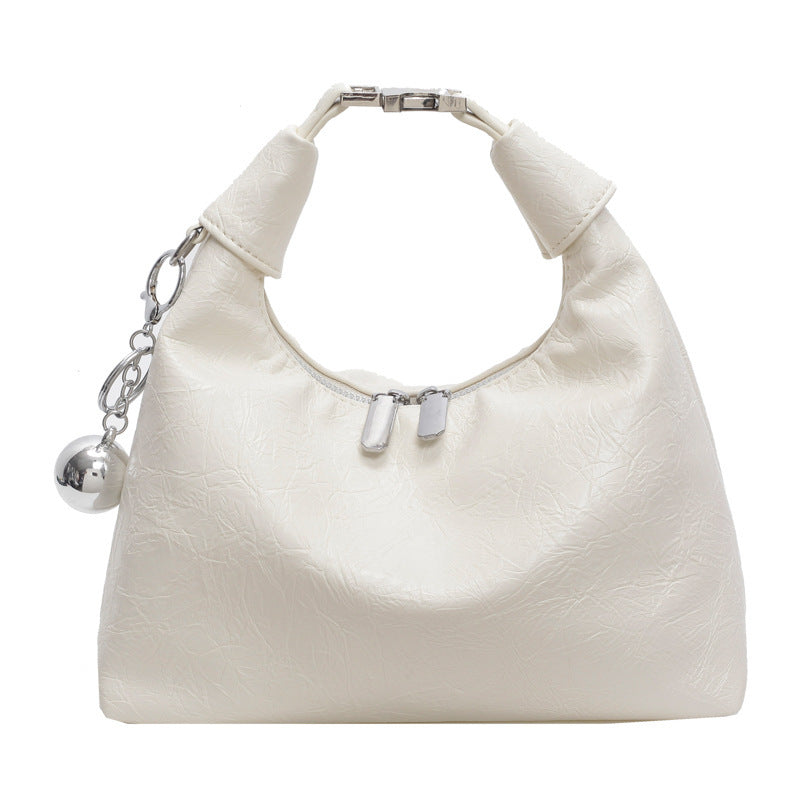 High-grade Light Luxury Glossy Dumpling Bag