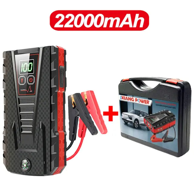 Car Jump Starter 1000A 12V Output Portable Emergency Start-up Charger for Cars Booster Battery Starting Device, 26000mAh/20000mAh