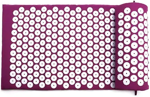 Acupressure Therapy Mat and Pillow Set for Back/Neck Pain Relief and Muscle Relaxation