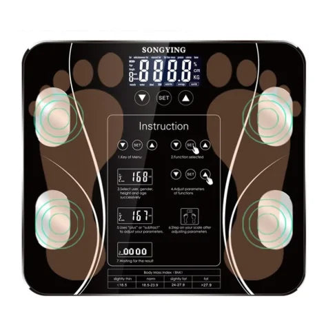 Smart Scale for Body Weight FSA HSA Store Eligible, Bathroom Digital Weighing Scale with BMI, Body Fat, Muscle Mass, Accurate Bluetooth Home User Health Equipment Sync Apps