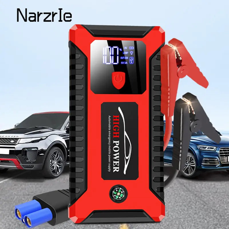 Car Jump Starter 1000A 12V Output Portable Emergency Start-up Charger for Cars Booster Battery Starting Device, 26000mAh/20000mAh