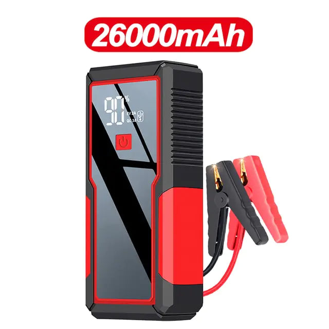 Car Jump Starter 1000A 12V Output Portable Emergency Start-up Charger for Cars Booster Battery Starting Device, 26000mAh/20000mAh